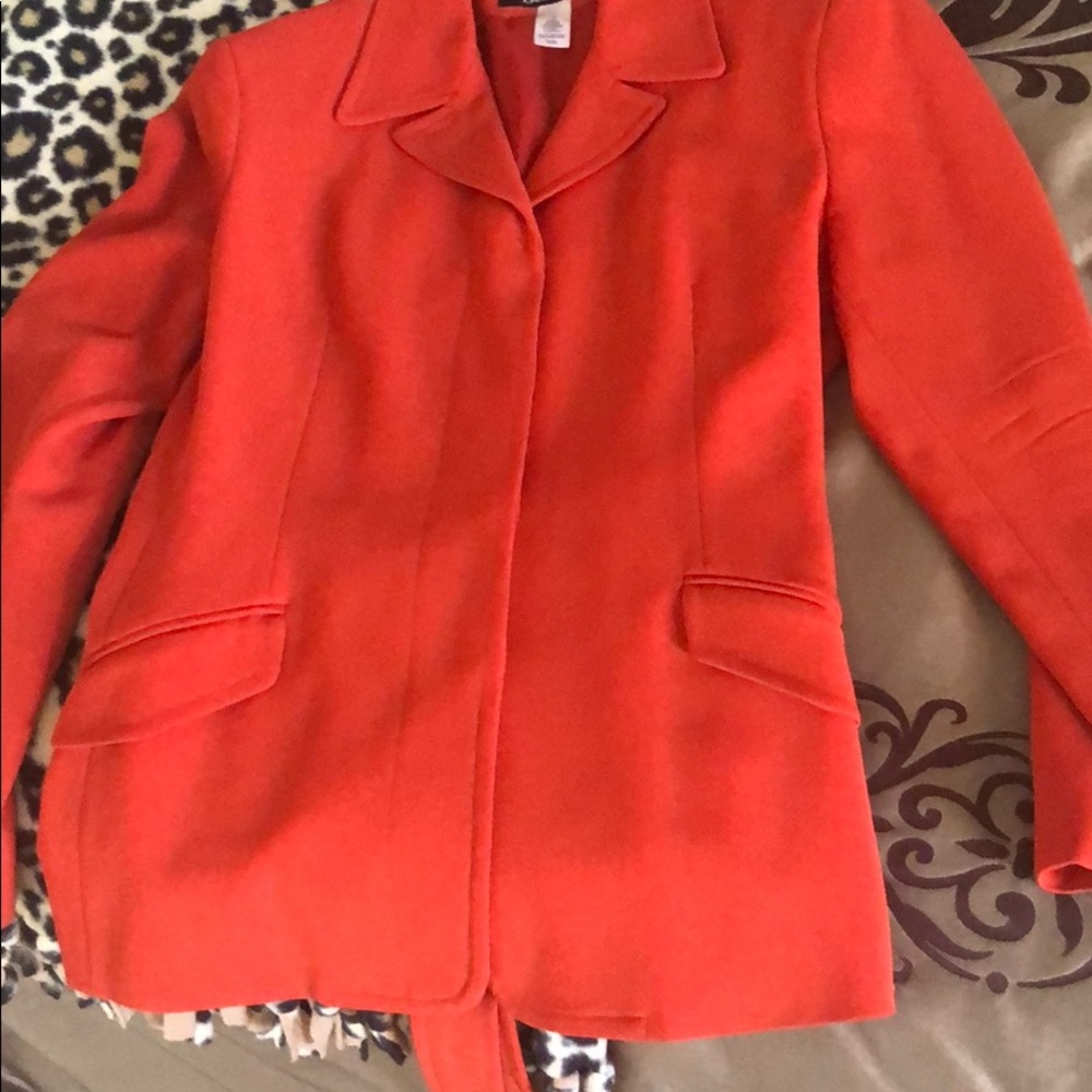 Jones New York jacket (red orange) jacket